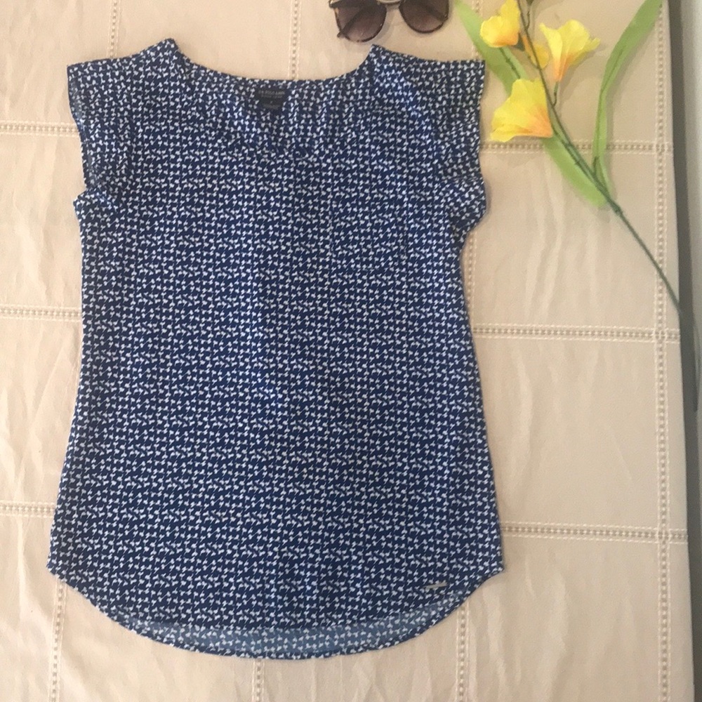 U.S. polo Assn Floral Print Blouse.